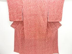 アンティーク　紋錦紗立涌に八重梅模様着物